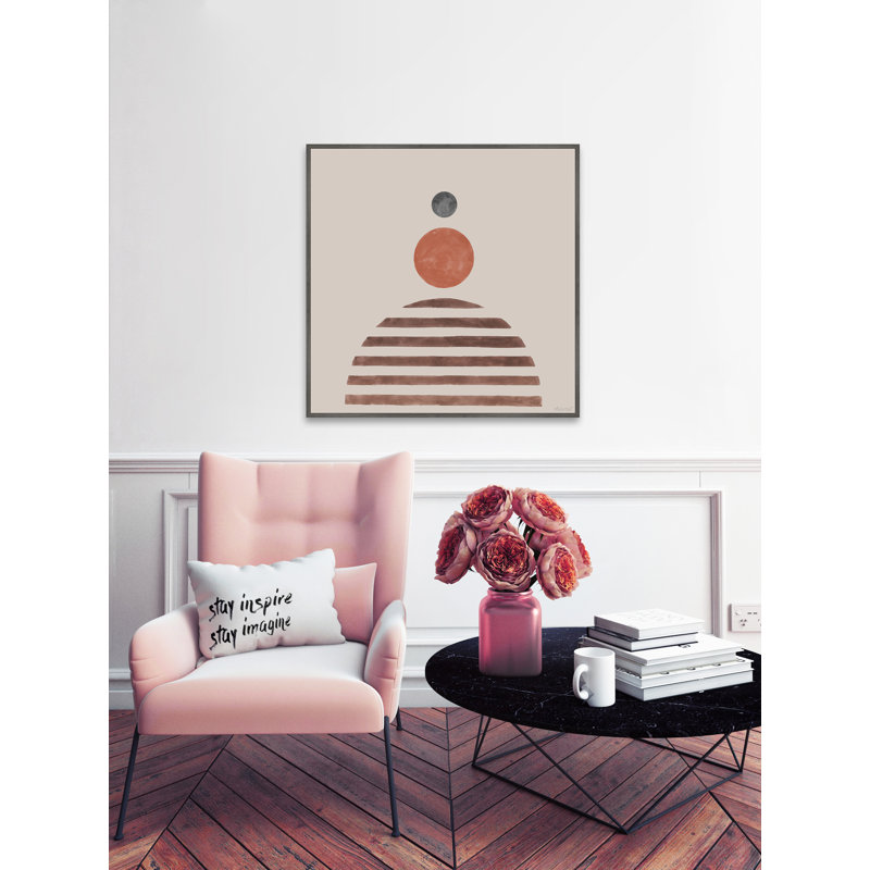 Full Moon Rising - Painting on Canvas, 51cm H x 51cm W x 3.81cm D