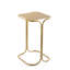 Table basse Modern Glam, finition dorée, 11,8 po x 20,5 po x 11,8 po | Fabrication 100% métal, assemblée | Design élégant et durable, parfait pour le salon et la maison, élégant et durable-1614644861-1614644862