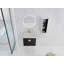 Meuble-lavabo mural 24 po avec lavabo en céramique et armoire latérale, portes à fermeture douce, armoire combinée (emballage KD)-563371111