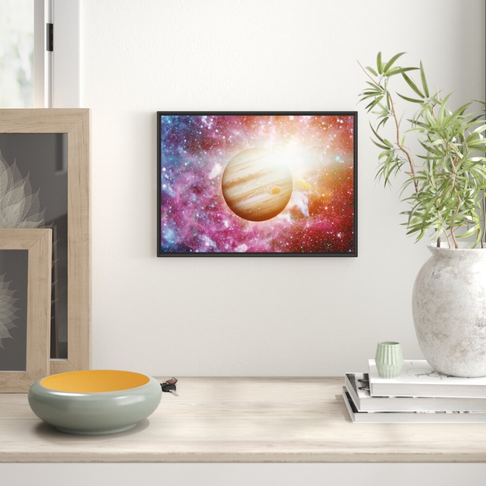 Gerahmtes Wandbild Planet JupiterUniversum