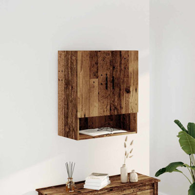 vidaXL Wall Cabinet Hanging Storage Cabinet Wall Cupboard Engineered Wood