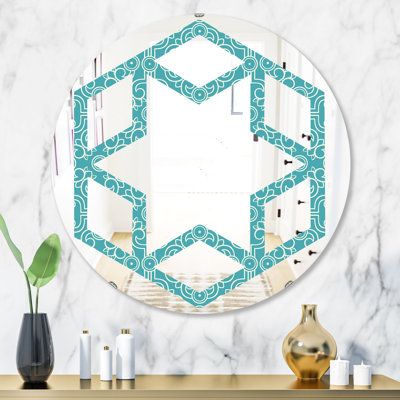 Miroir mural Hexagon