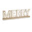 Enseigne lumineuse de table DEL «Joy and Merry»