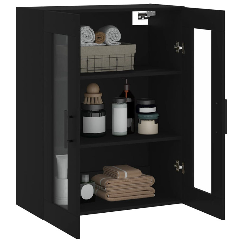 Laurinburg Bathroom Cabinet, Black