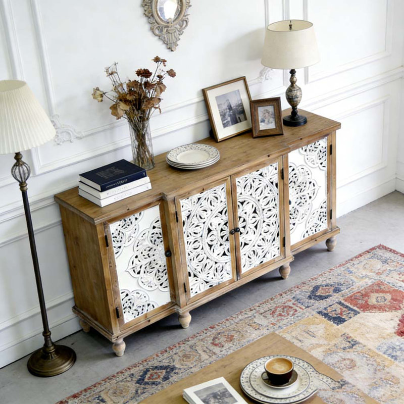 Buffet décoratif 4 portes