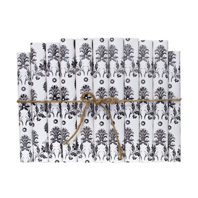 Onyx & White Damask ColorPak