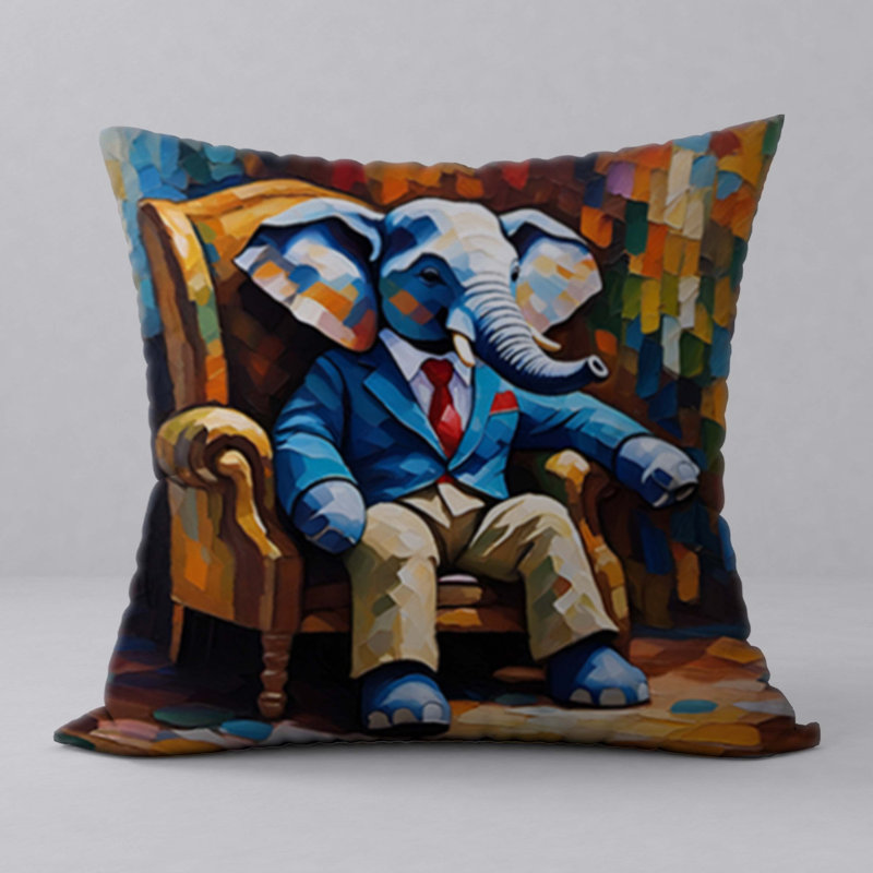 Reversible Throw Pillow