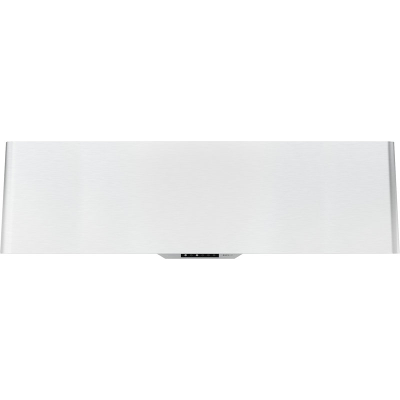 Hotte murale avec lumières DEL Zephyr Mesa, Acier Inoxydable