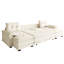 Canapé-lit modulaire en U 109,5 po Chenille