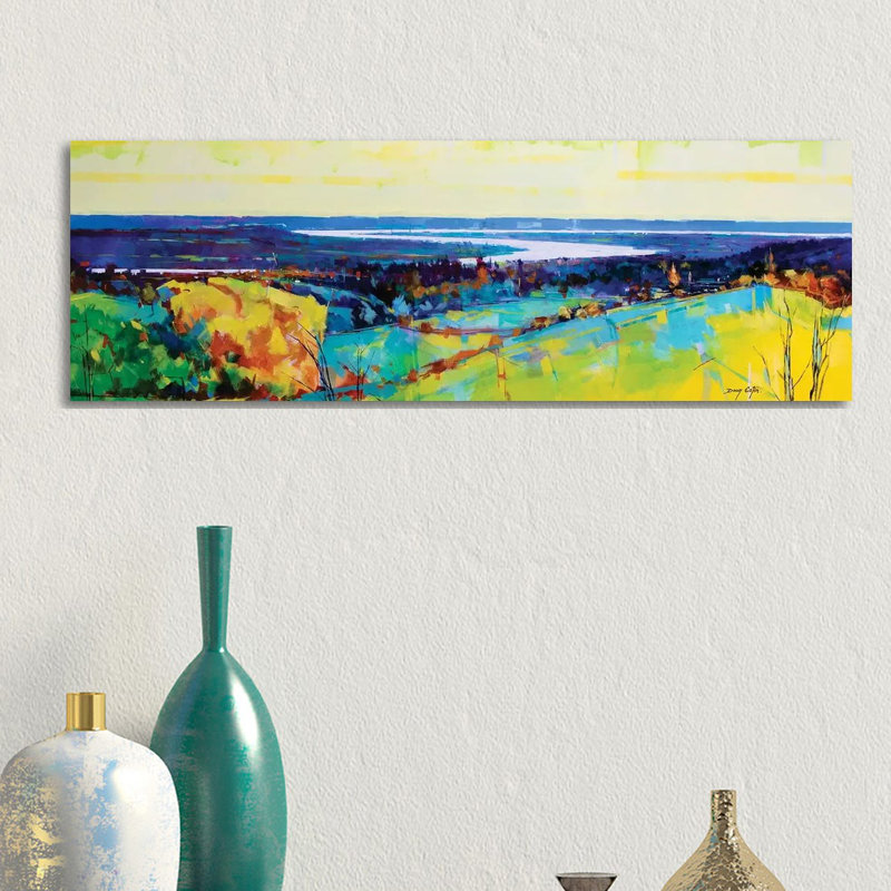 Sabrina II by Doug Eaton - Panoramic Painting on Canvas, Wrapped Canvas, 30.48 cm H x 91.44 cm W x 3.175 cm D