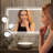 Naliyah LED Bathroom Mirror, Dimmable Vanity Mirror Anti-Fog Wall Mounted With Lights-1880890710