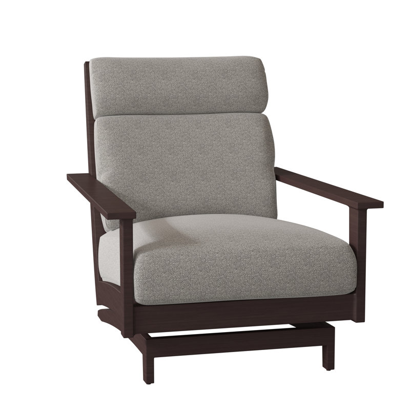 Kennebunkport Patio Lounge Chair with Cushions, Oak, No welt + Standard fill, Canvas Sand