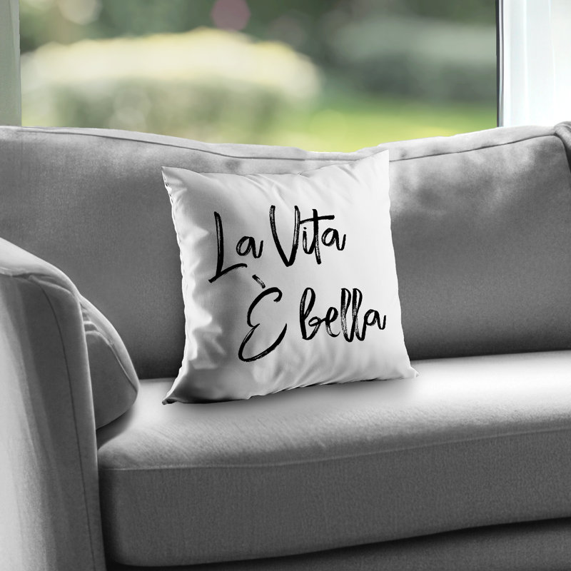 La vita è bella - Best Sellers Bedroom Throw Pillow Insert