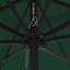 Garden Parasol with LED Strip Lights Polyester and Steel Sun Shade-1163912433