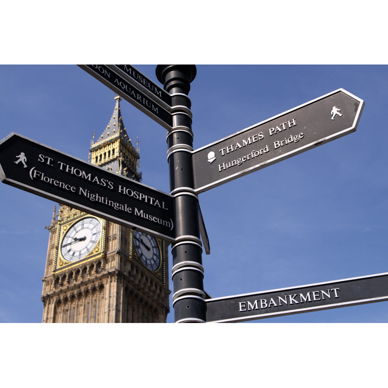 London - Wrapped Canvas Print, 51cm H x 76cm W