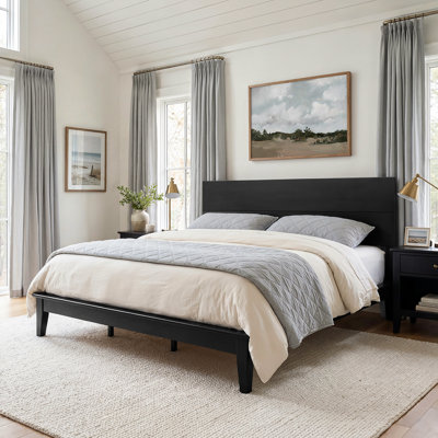 Modern Solid Wood Bed