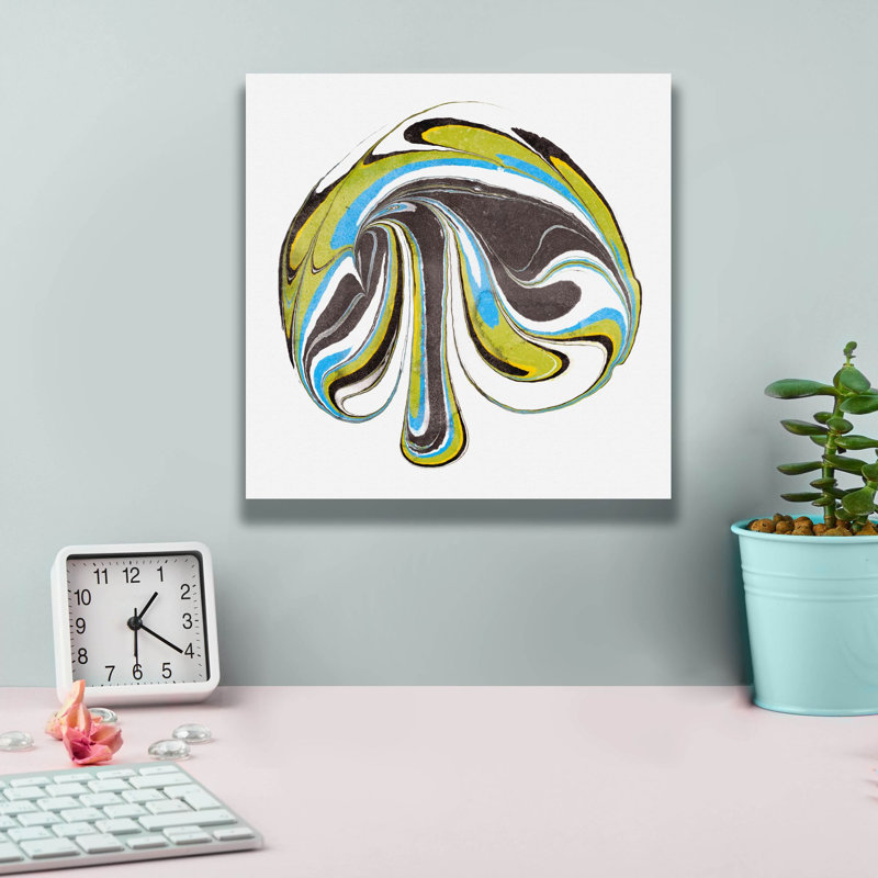 «Citrine Momentum 3» par Alicia Ludwig, art mural sur toile