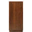 Armoire porte-bouteilles en noyer, 3 tiroirs, 25 bouteilles au fini noyer, 25 compartiments, tiroirs latéraux