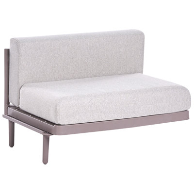 Garden Sofa Extension Module FERRETTI Taupe
