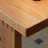 Red Oak Dining Table with Sturdy Structure.-1772940267
