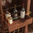 Modern Wine Bar with Wine Glass Rack and Storage Drawer-1878873241