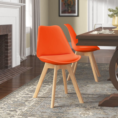Pascal 19'' H Faux Leather Upholstered Side Chair