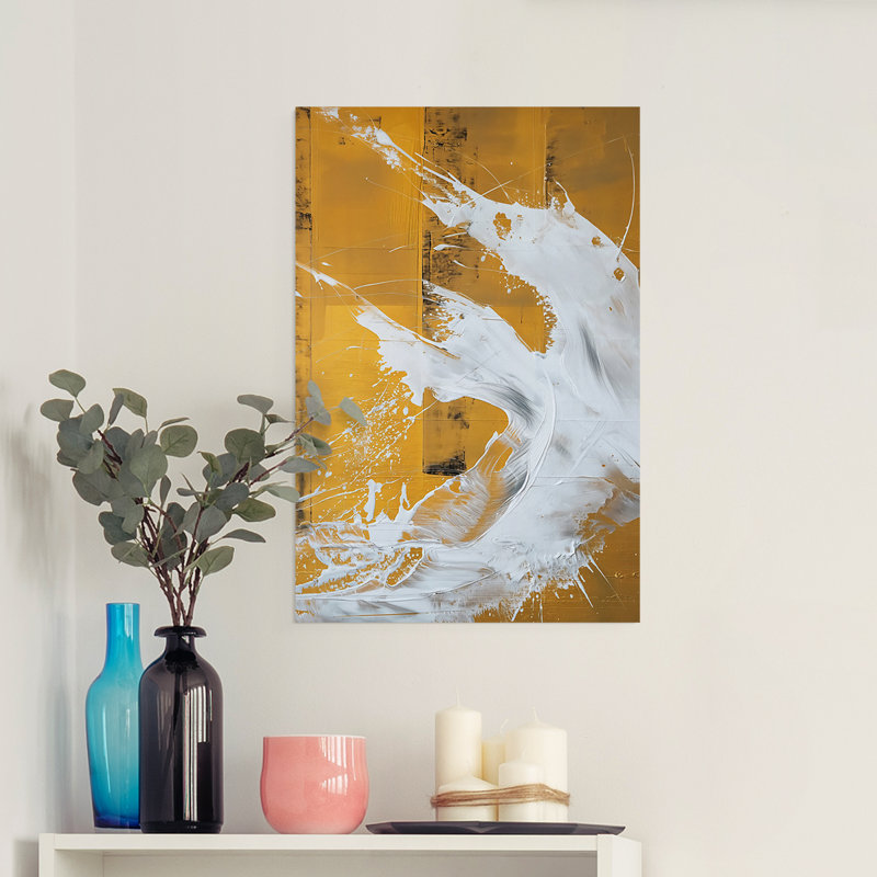 Série ABSTRACT CDXLIX - Impression sur toile seulement - NON-CADRE, H 18 po x l 12 po