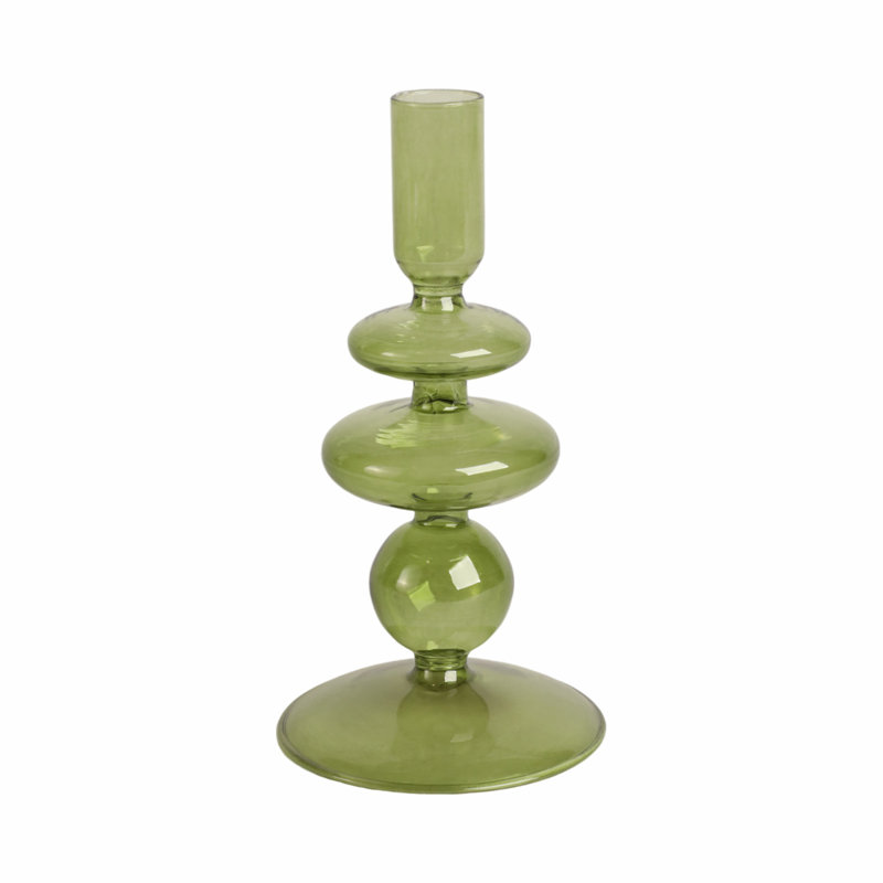 Candlestick Holder, Green