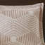 Ensemble d'édredon en jacquard de coton rosé-121771412