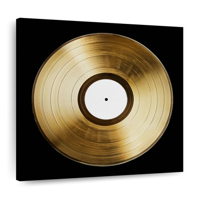 " Gold Vinyl Record "