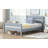 Twin Bed With Headboard And Footboard,Rubber Wood Bed