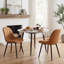 Chaise d'appoint rembourrée en similicuir Chardee-1647928880