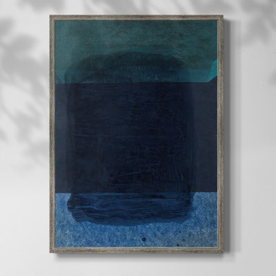 Souvenir de Rothko II, reproduction encadrée - bois massif