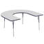 Table d'activité 60 "x 66" en forme de T avec pieds réglables-580520416-573455673-538156477