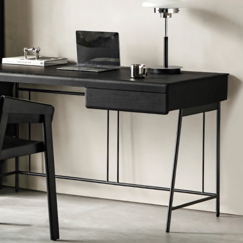 A Black Exquisite And Practical Writing Desk