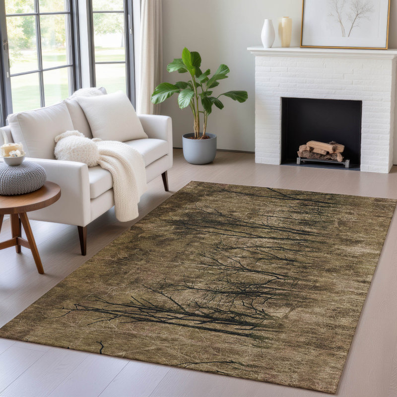 Tapis d'intérieur / extérieur Xhevrie, Rectangulaire 3 pi x 5 pi