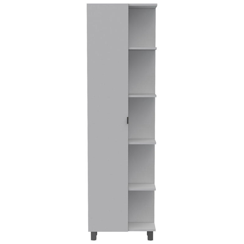 Armoire à linge Jaronte, Blanc