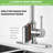 Single-Handle Pull-Down Sprayer Kitchen Faucet with Soap Dispenser in Stainless Steel
