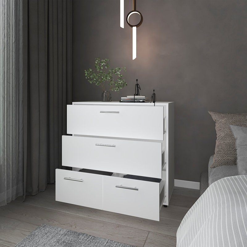 Commode avec 4 tiroirs spacieux