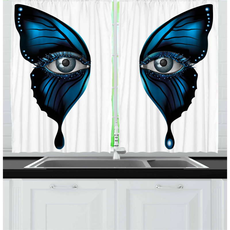 Pointed Kitchen Curtain