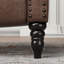Fauteuil en similicuir avec dossier inclinable