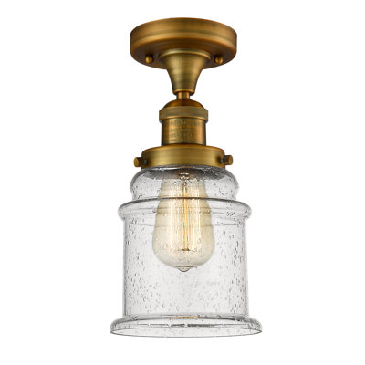 Plafonnier semi-encastré 1 lumière 6 po Galaviz