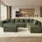 Modular Boneless Sectional Sofa with Chaise, Oversized Minimalist Cloud Couch with Deep Seats-1501003219-1500932526