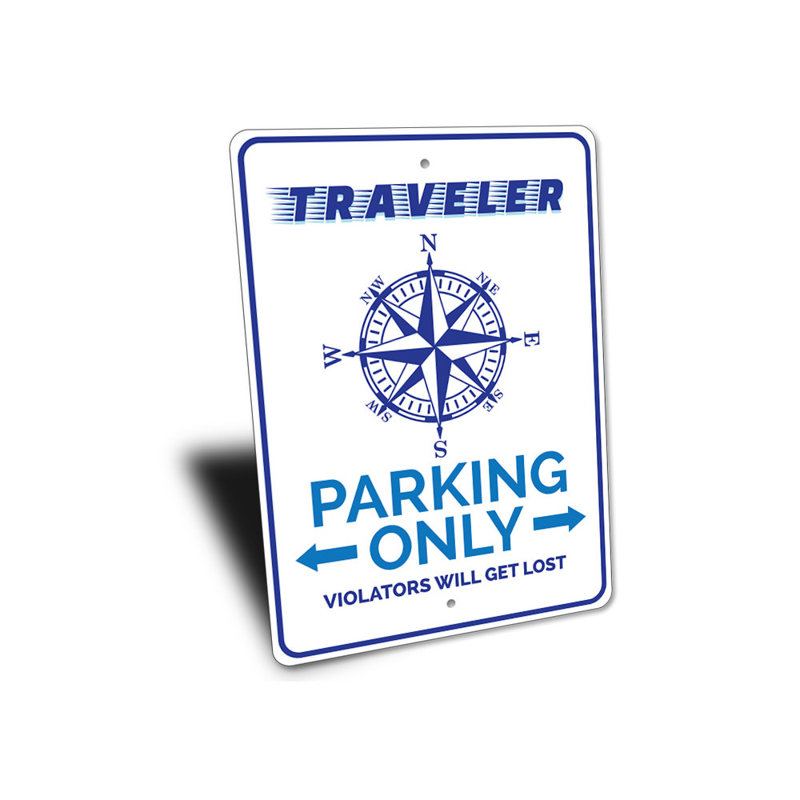 Panneau en aluminium Traveller, H 18 po x l 12 po x P 0,06 po