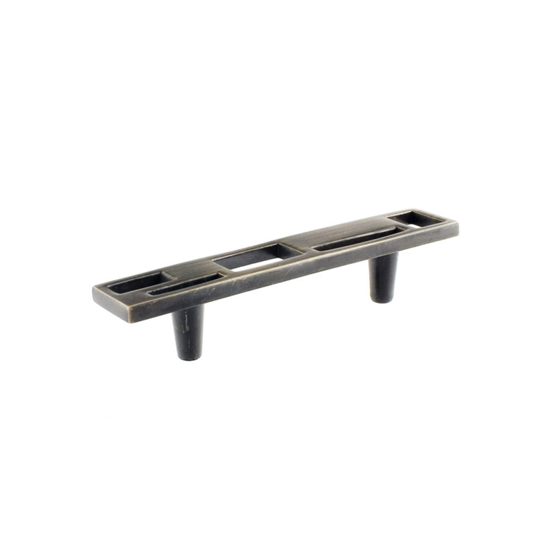Marcel 3" Center to Center Bar Pull, Antique Brass