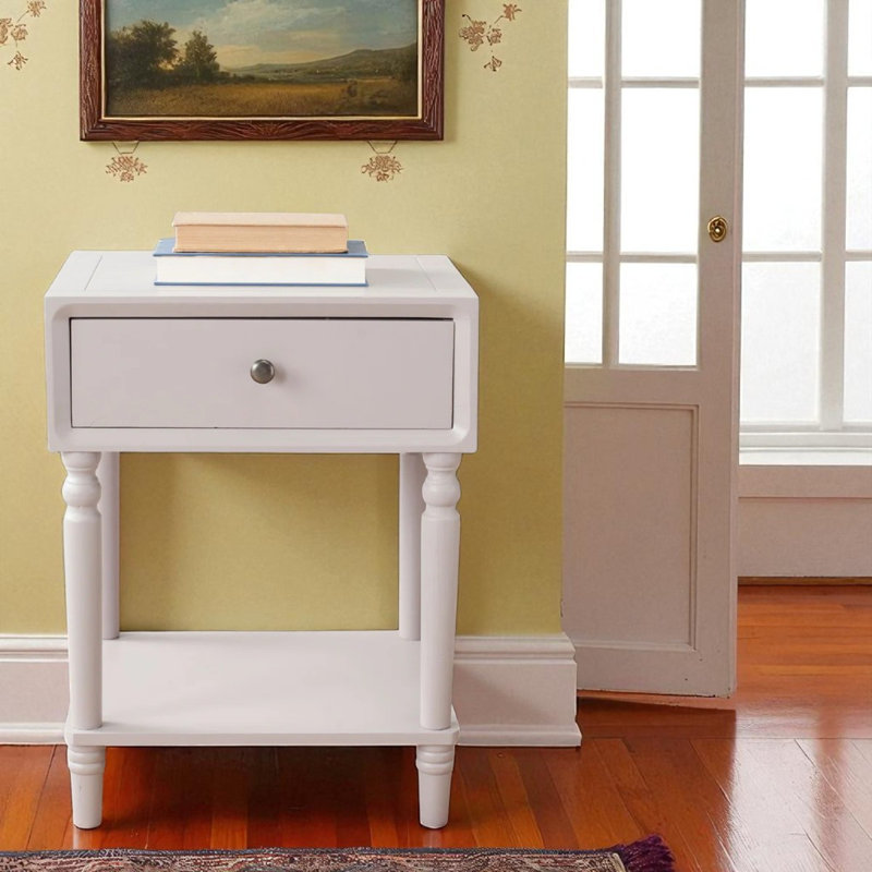 Table de chevet Quamaine, Gris mauve