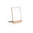 Rubberwood Reflections Desk Mirror