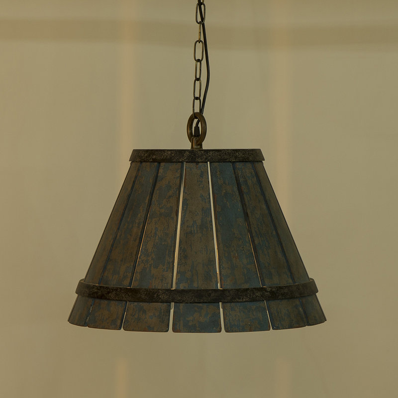 Abat-jour de luminaire suspendu Tracey Boyd, Bleu