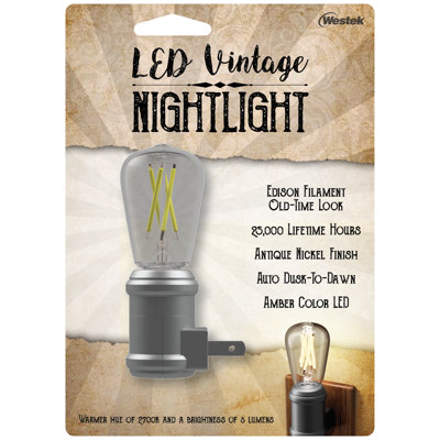 Éclairage de nuit rétro à del edison