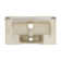 Claire Ceramic Rectangular Wall Mount Bathroom Sink with Overflow